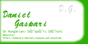 daniel gaspari business card